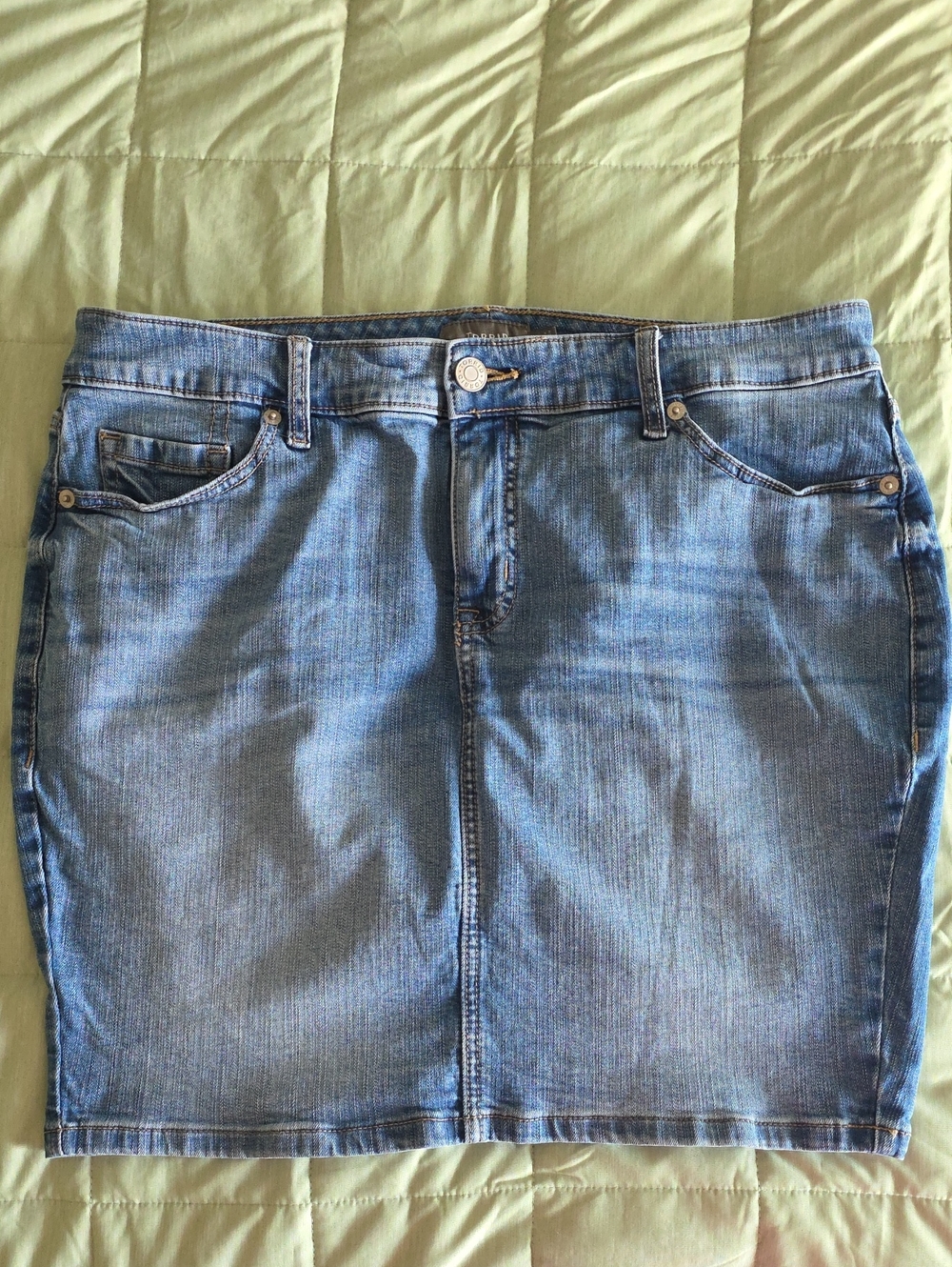 torrid Light Blue Denim Pencil Skirt